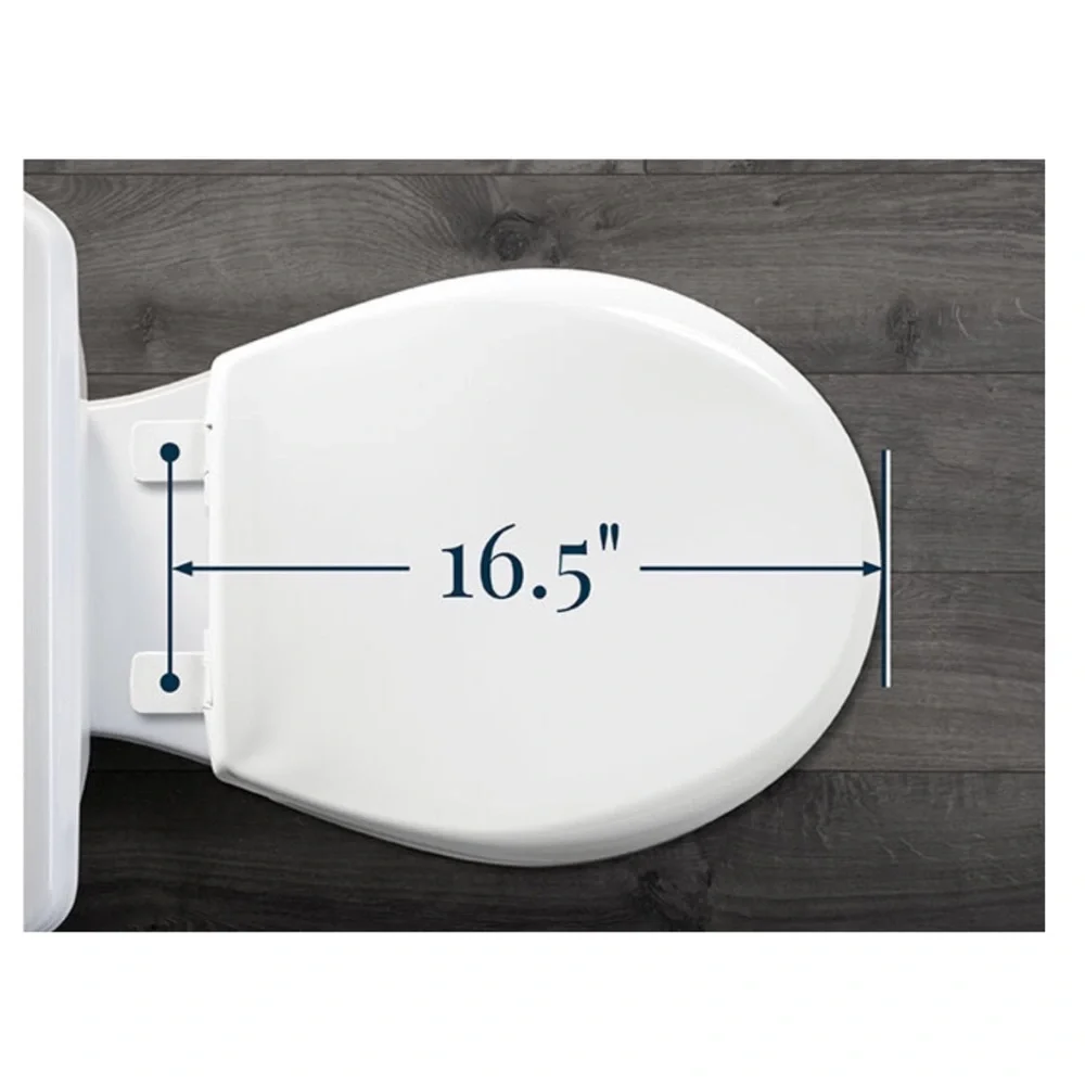 Toilet Seat Soft Floral Hinged White Blue Tan Multicolor “Sun Splash” Multicolor - Picture 4 of 14